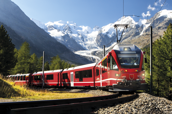 Bernina- und Glacier-Express