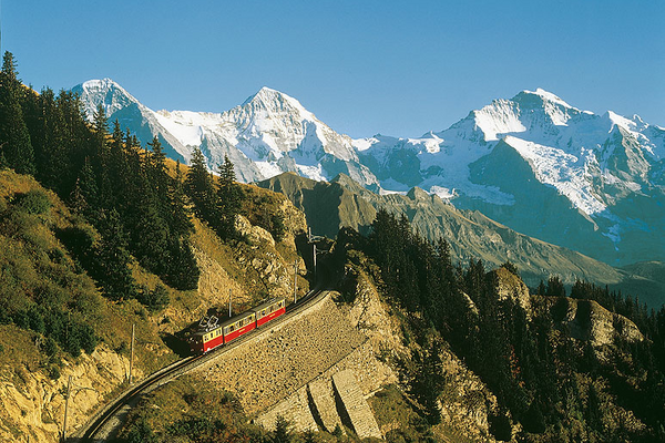 Mit dem GoldenPass Express nach Montreux