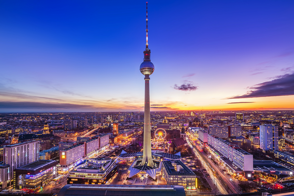 Kaffeegedeck auf dem Fernsehturm