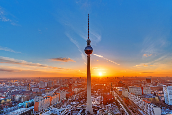 Kaffeegedeck auf dem Fernsehturm