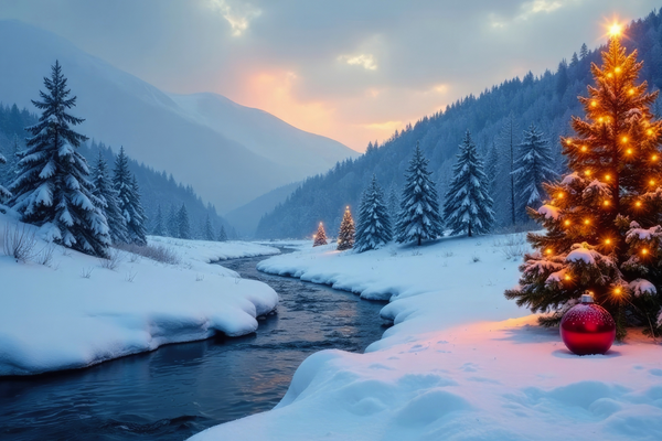 Weihnachten am Bächlein